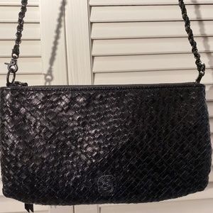 Elliot Luca woven leather shoulder bag
